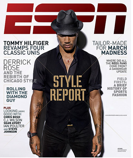 derrick rose cover of espn magazine. Derrick Rose ESPN Style issue